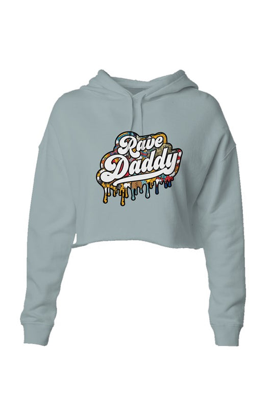 Rave Daddy Crop Hoodie [Sage]