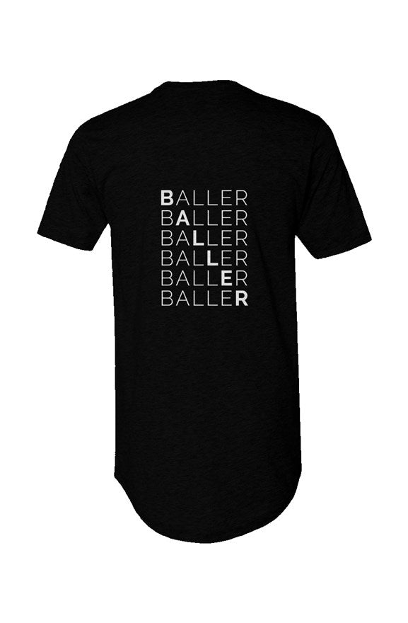 Baller Long Body Short Sleeve Crew