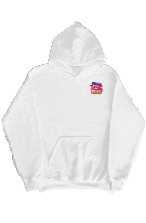 Enjoy The Moment [White] Pullover Hoodie
