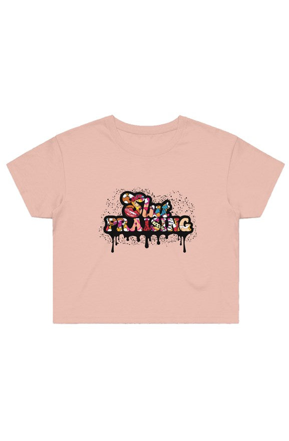 Sl*t Praising Crop Tee [Pink]