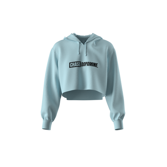 Chase Dopamine [Sage] Lightweight Crop Hoodie