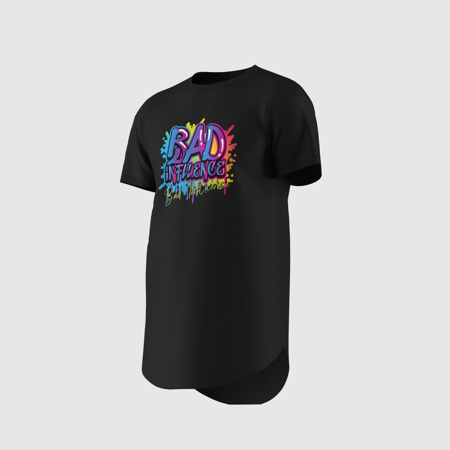 Bad Influence Long Body Short Sleeve Crew