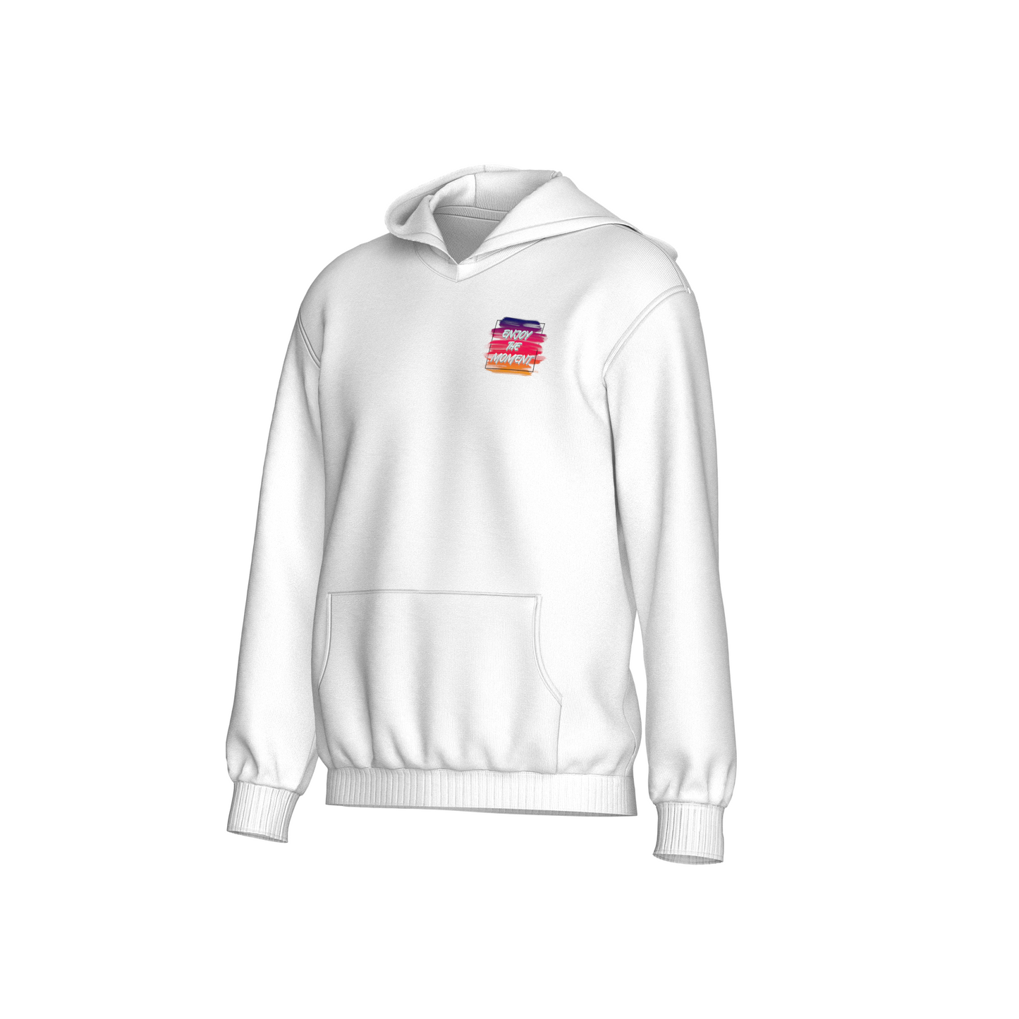 Enjoy The Moment [White] Pullover Hoodie
